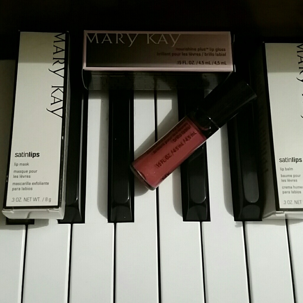 Mary Kay Lip gloss and Satin Lips Set